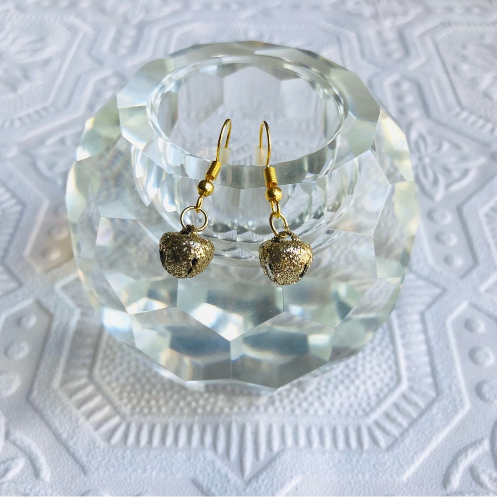 Handmade Christmas Jingle Bells Earrings
